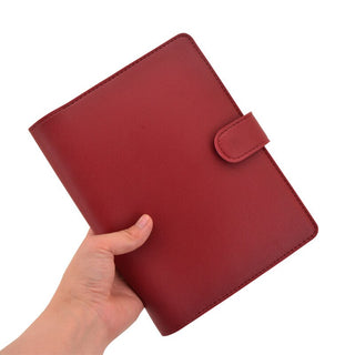 An image of a leather casing for the planner.